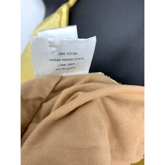 Vintage 90s Ujena Bikini Swimsuit Womens Sz Medium Gold Metallic - Picture 5 of 5